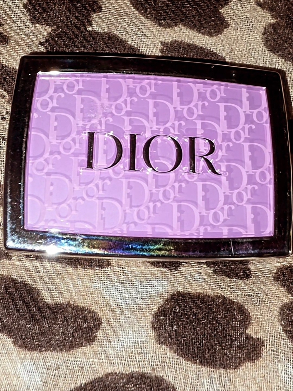 Dior Cosmetic Compact - Purple Logo Case